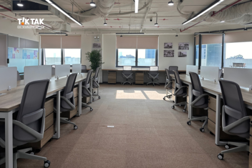 Văn phòng mở tối ưu diện tích làm việc