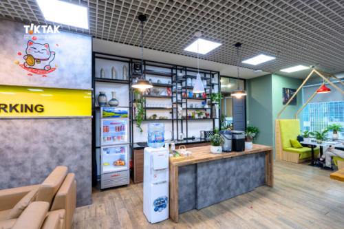 Các tiện ích đi kèm trong coworking space