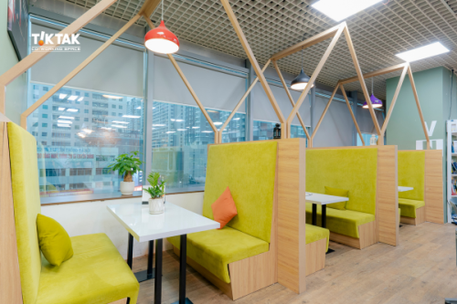 Không gian làm việc thoải mái và hiện đại