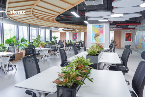 Thiết kế biophilic – Thêm cây xanh vào không gian coworking space